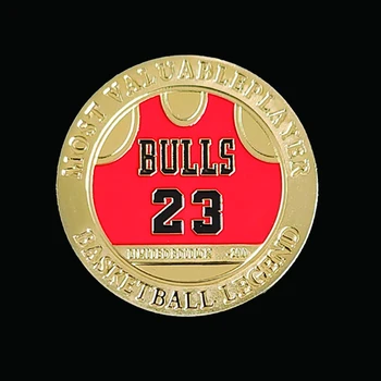 5PCS Statele Unite ale americii, Michael Jordan Decor Acasă Cadou Mai bun de Colectare de Monede de Aur pentru Fanii IORDANIA