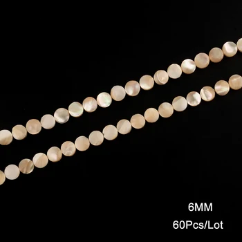 5~20MM Culoare Primară Naturale Trochus Mama de Perla Shell Plate de Formă Rotundă Farmece Shell Margele pentru Bijuterii DIY 15