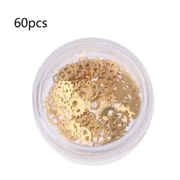 60Pcs Amestecat Steampunk Rotițe Dințate Ceas de Mână Farmec UV Cadru de Bijuterii Rășină de Umplere