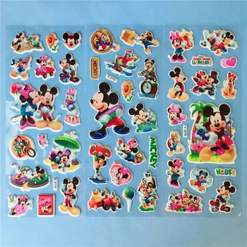 6PCS Disney Mickey Mouse Minnie Balon Autocolante Pentru Copii Anime Drăguț Autocolante Notebook-uri de Bagaje Scrapbooking Autocolant