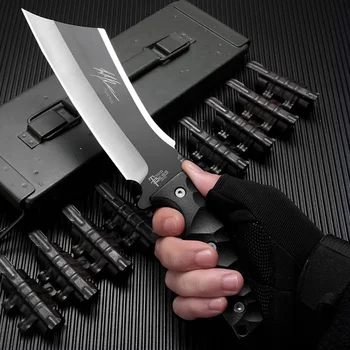 7CR13MOV lama fixa militare de luptă cuțit de supraviețuire în sălbăticie cuțitul în aer liber cuțit cuțit de vânătoare tactice cuțit, un cuțit