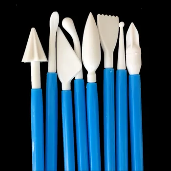 8-bucata set de super-lumina de lut art instrument DIY relief pen multi-funcția de instrument de sculptură grup modelarea pen