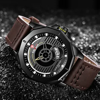 805 Barbati Ceas de Lux Impermeabil Sport Watch de Brand de TOP KADEMAN Cuarț Automat Data Militare Ceasuri Relogio Masculino