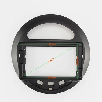 9 INCH Car Audio Cadru de Navigare GPS Măștii Panoului de dvd Auto Cadru din Plastic Fascia este potrivit pentru perioada 2009-2016 GEELY PANDA