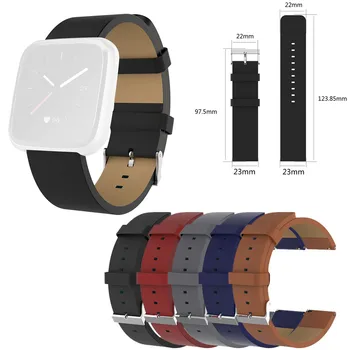 Accesorii inteligente Smartwatch curea Confortabila din Piele de Lux Benzi de Înlocuire Accesorii Bratara Curele Pentru Fitbit-Versa 2