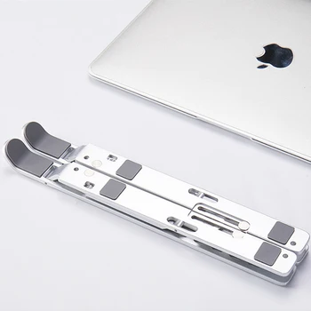 Aluminiu Laptop Suport Laptop MacBook Suport Notebook Suport 7 Nivele Reglabile Birou Rack Suport pentru Birou iPad Air Pro