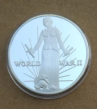 Argint placat cu zeița victoriei Monedă Comemorativă Insigna Medalie de Suveniruri Petrecere Arte Cadouri Suveniruri