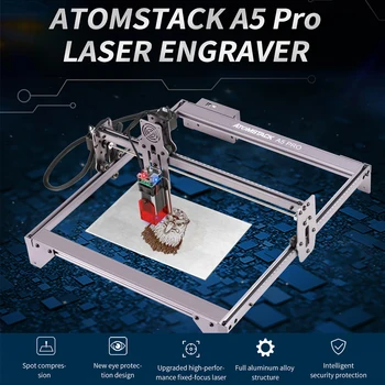 ATOMSTACK A5 Pro 40W Gravare Laser CNC Desktop DIY Gravare cu Laser Masina de debitat cu 410x400 Gravură Zona Locului de Compresie