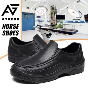 AtreGo Bărbați Chef Asistenta Casual Bucătărie Pantofi Impermeabil Confortabil Ușoare Anti-alunecare Pantofi de Lucru Industria Bucătărie Pantofi de Lucru