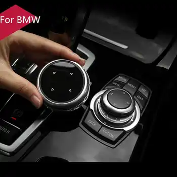 Auto originale Butoane Multimedia Acoperi iDrive Autocolante pentru BMW 1 3 5 7 Seria X1 X3 F25 X5 F15 X6 16 F30 F10 F07 E90 F11 E70 E71