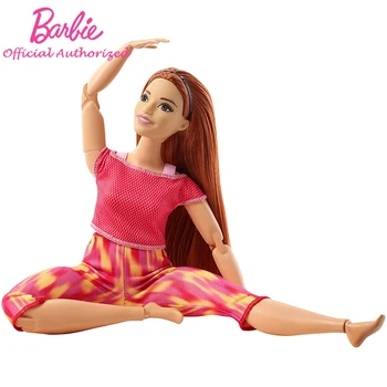 Barbie Stil Clasic Realizat Pentru a Muta Yoga Papusa Copil Jucării 4 Culoare Alege 22 Articulații Mobile Schimba Cârpă Printesa Pretinde Păpuși GXF04