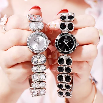 BINZI Ceas Stras Femei Brand Încheietura Ceasuri Pentru Femei Relogio Feminino de Lux, Plasă de Diamant Cuarț Ceas Reloj Mujer 2020