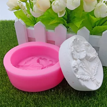 Bonquet Săpun de Design Mucegai Flori de Mucegai Silicon pentru Sapun Natural de a Face
