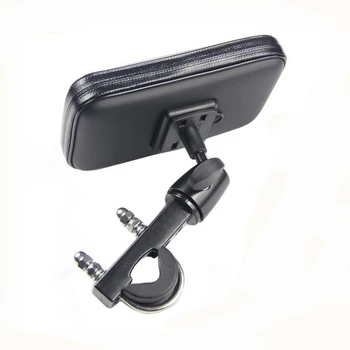 BuzzLee Universal Reglabil Ghidon Motocicleta Telefon Suport de Montare pentru iPhone pentru Samsung GPS w/ Telefon rezistent la apa Sac de Caz