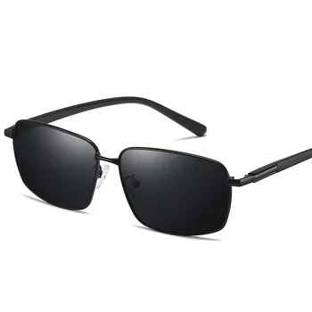Bărbați Polarizat ochelari de Soare de Conducere Pescuit Cadru Metalic Moale TR90 Picior Suplimentar de Lumină 18g Femei Ochelari de Soare în aer liber, de Călătorie UV400