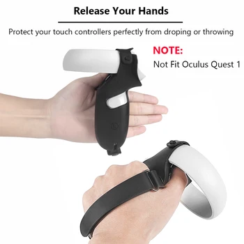 Capacul de protecție Maneca Pentru Oculus Quest 2 VR Controler Tactil de Acoperire de Înaltă calitate rezistent la apa Protector Caz Silicon Mâner