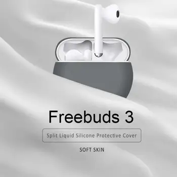 Cască Caz Pentru Huawei Freebuds 3 Caz Shookproof Capac De Protecție Cârlig 8 Culori Caz Silicon Pentru Huawei Freebuds 3 Caz