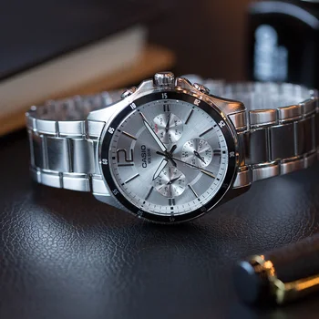 Casio ceas barbati ceas pointer seria multi-funcția de cronograf business casual ceas barbati ceas MTP-1374D-7A