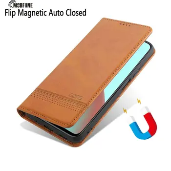 Caz Pentru Xiaomi Mi 11 Ultra 10T Mi10 Pro Lite Retro Flip Magnetic Coperta de Piele Redmi Note 10 10 9 9 T 9 Pro Max Cazuri Poco F3