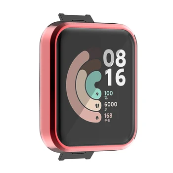 Caz pentru Xiaomi Mi Watch Lite Redmi Ceas Capacul Barei de protecție Coajă Cadru TPU Screen Protector Smartwatch Accesorii