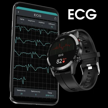 Ceas inteligent Bărbați Android 2021 IP68 rezistent la apa Android ECG Ceas Inteligent pentru Telefon Android IOS Iphone Tracker de Fitness Smartwatch