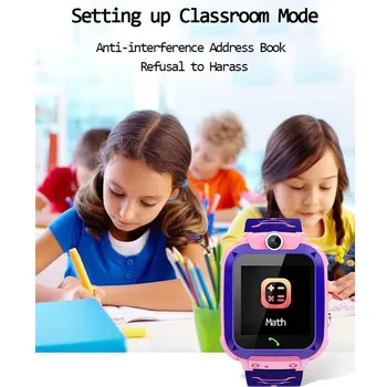 Ceas inteligent de Copii SOS Ceas Cu SIM Card Slot Video, Cadouri pentru Copii, Potrivite Pentru IOS Android APP Telefon Mobil Ceas