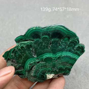Cel mai bun! Natural Verde Malachit Lustruit Specimene Minerale Piatră brută Felii de Cuart si Cristale Cristale de Reparare