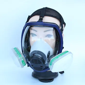 Chimice masca 6800 7suits 6001 Masca de Gaze acid praf Respirat Vopsea Pulverizare cu Pesticide Silicon filtru de Laborator cartuș de sudare