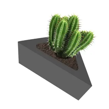 Ciment Ghiveci De Flori De Mucegai Silicon Triunghiular Beton Mucegai Pentru Plante Suculente