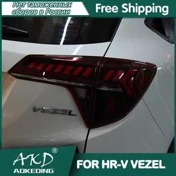 Coada de Lampa Pentru Auto Honda HRV Vezel-2019 HR-V stopuri Led proiectoare DRL Lumini de Zi de Funcționare Tuning Auto Accesorii