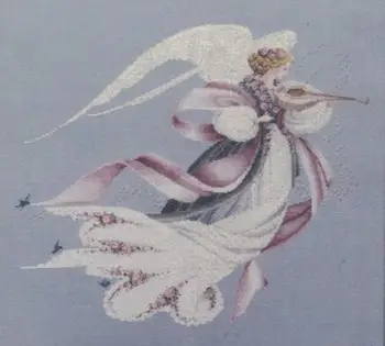 Colecția de aur a Numărat goblen Kit Angel de Primăvară Fairy Zeita cu Vioara