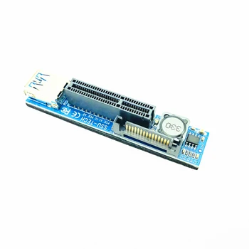 Coloană Mini PCI-E PCI Express X4 Riser Card Extender Card Adaptor Alimentare SATA 15Pin Conector cu USB3.0 Cablu Cablu De Extensie