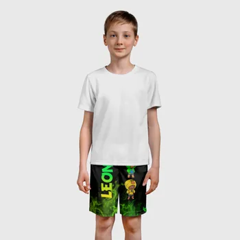 Copii pantaloni scurți de sport 3D Încăierare Stele Leon
