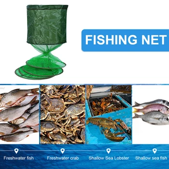 Coș de pește Pește Viu Capcana Net Cușcă Pliere-Lipire Strat de Pescuit pliante pește cușcă de Pescuit capcana de stocare de acces la Pescuit