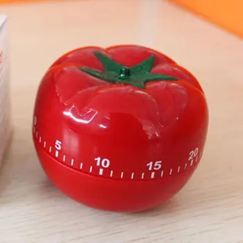 Cronometru De Bucătărie 1-60 Minute De 360 De Grade De Gătit Instrument De Fructe Roșii De Forma Mecanice Numărătoarea Inversă Tomate Timer Ceas Deșteptător Instrumente De Copt