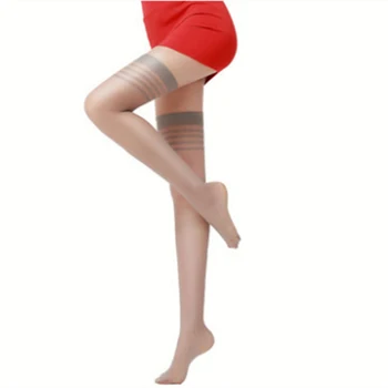 De sex feminin Non-Alunecare Ciorapi Sexy Ultra-subțire Coapsa Inalta Transparent Modelarea Sexy Ciorap de Mătase pentru Femei Lucios Mare Ciorapi