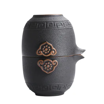 De înaltă calitate de Ceai Chinezesc de Călătorie Set de Ceai Kung Fu TeaSet Ceramic Portabil Ceainic de Portelan Teaset Gaiwan Cesti de Ceai de Ceremonia Ceaiului