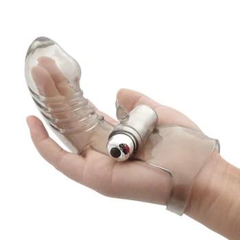Degetul Silicon Maneca Vibrator Punctul G Masaj Clitoris Stimula Feminin Masturbator Jucarii Sexuale Pentru Femei Lesbiene Orgasm Adult