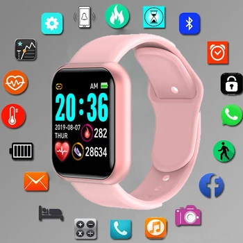 Digital Inteligent ceas sport Femei ceasuri led-uri digitale ceas de mână electronic de fitness Bluetooth ceas de mana Barbati copii ore