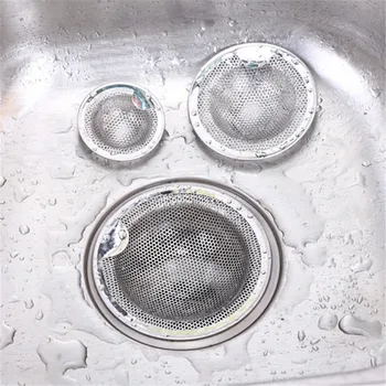 Din oțel inoxidabil, cadă părul capcana dop de duș cu orificiu de scurgere filtru de apă capcana bucătărie metal chiuveta filtru de scurgere de podea instrument ZD