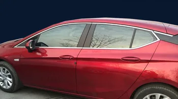 Din oțel inoxidabil geamul mașinii ornamente pentru opel Astra K 2016 2017 2018 Vauxhall Astra K Holden Astra K Buick Verano