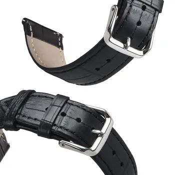 Din Piele de calitate Uita-te la Banda Curea pentru Samsung Galaxy Watch Active 2 pentru Watch3 41mm/ Watch 42mm Înlocuire banda 20mm 22mm