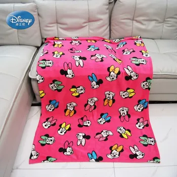 Disney Fuchsia Roz Minnie Mouse Arunca Pătură pentru Copii Fete pe pat de copil/Avion Vara Dormit Acoperă