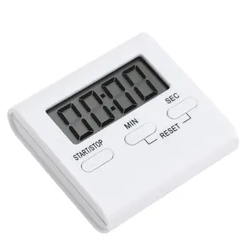 DIY LCD Ceas de Masa Digital Bucătărie, Cuptor de Coacere Timer de Gătit Magnet Ceas Deșteptător DIY Stand Alb Bucătărie de Gătit Timer