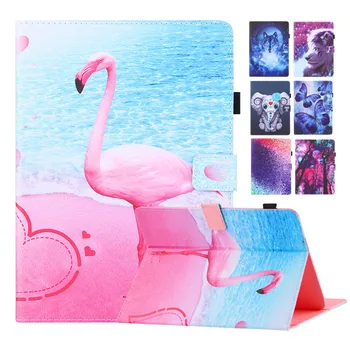 Drăguț Kawaii Flamingo Funda pentru Samsung Galaxy Tab S6lite S6 Lite P615 PU Caz Piele Flip Cover pentru Samsung Tab S 6 Lite Caz