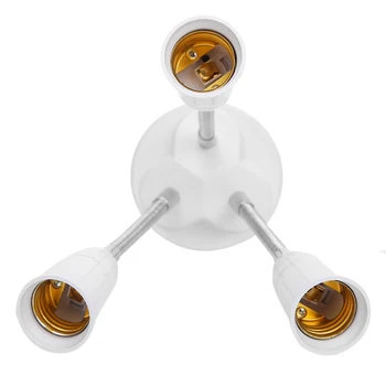 E27 Splitter 2/3/4/5 Capete Lampa de Bază Reglabil LED-uri Bec Titularul Adaptor Convertor Priza Multi-conversie Bec Lampa Titular