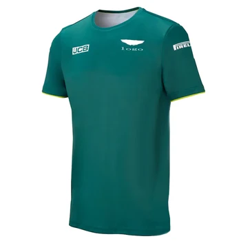 Echipa T-Shirt F1 Tricoul Echipei Martin 2021 Marfa F1 Racing Jersey Teamline T-Shirt Short Sleeve Shirt Îmbrăcăminte Jersey