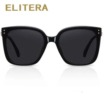 ELITERA 2021 Tendință de Moda Femei Polarizat ochelari de Soare Patrati Epocă de Mari dimensiuni Rama de Ochelari de Soare de Brand, Design de Vară Uv400