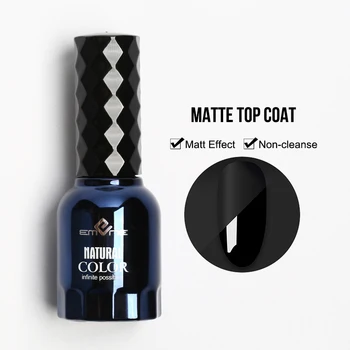 EMENE 15ml Top Base Coat UV Gel Polish Cauciuc Base Coat Gel Top Coat Pentru Unghii Soak Off Gel Lac de Unghii Mat