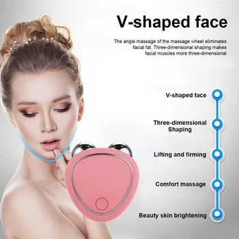 EMS Facial cu Microcurenți Lifting facial Foreoing Mașină cu Role de Strângere a Pielii Întinerire Frumusetea Faciala Anti-Rid Dispozitiv